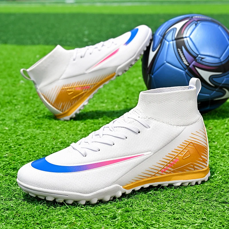 

Soccer Shoes For Men TF/FG Professional Football Shoes Indoor Non-Slip Football Field Boots Fast Sneaker Ultralight Original