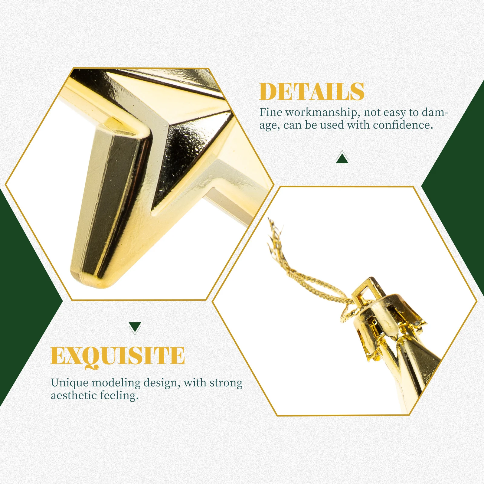 

12Pcs Star Pendants for Christmas Xmas Tree Hanging Decor Fine Craftsmanship Pendant Party Supply Backdrop Photo Prop