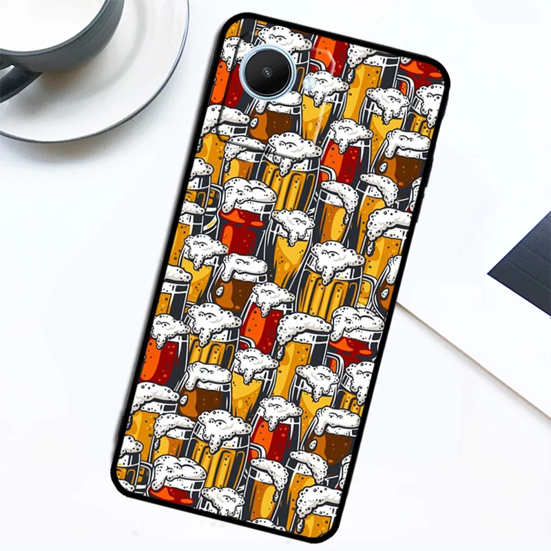 Alcohol Beers Drink Beer Case For Realme GT Neo 5 3 2 T 8 9 10 11 Pro Plus C11 C15 C25s C21Y C30 C31 C33 C35 C53 C55