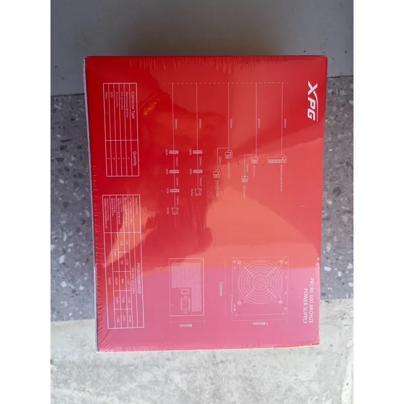 for XPG PROBE 600 BRONZE 600W Power Supply Unit Brand New Sealed High Efficiency Modular PC Gaming PSU