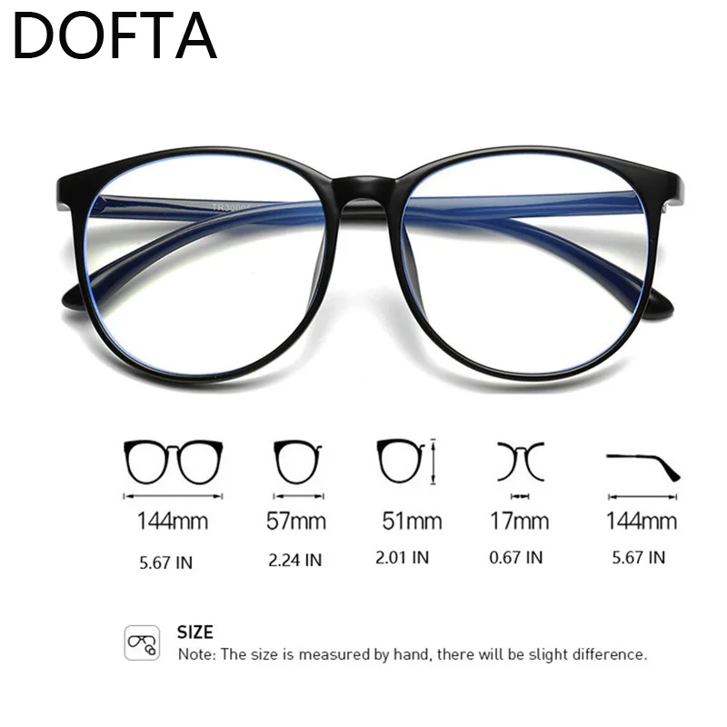 DOFTA Computer Glasses Blue light blocking Glasse, Gaming Glasses Lightweight Glasses Frame 30005
