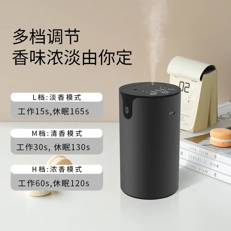 Double Nozzle Aromatherapy Machine for Household Bedroom Pure Essential Oil Diffuser Two-Fluid Automatic Car Fragrance