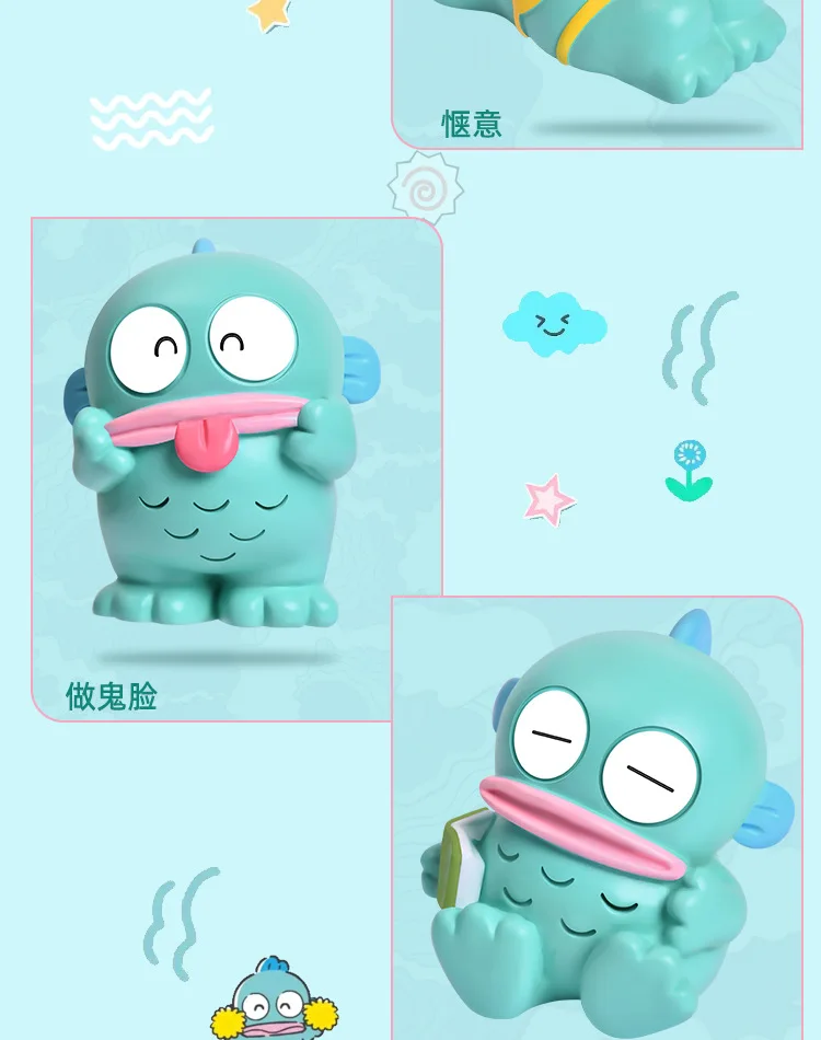 Hangyodon Niedliche Blind Box Meerjungfrau Großmaul-Fisch Anime-Figur Desktop-Dekoration Überraschungsgeschenk für Schüler Mystery Box Großhandel – Detail 12