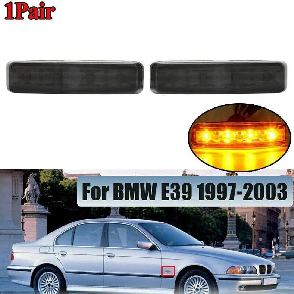 

For BMW 5 Series E39 1997 1998 1999 2000 2001 2002 2003 Front Left Right Side Marker Lights 63148360589