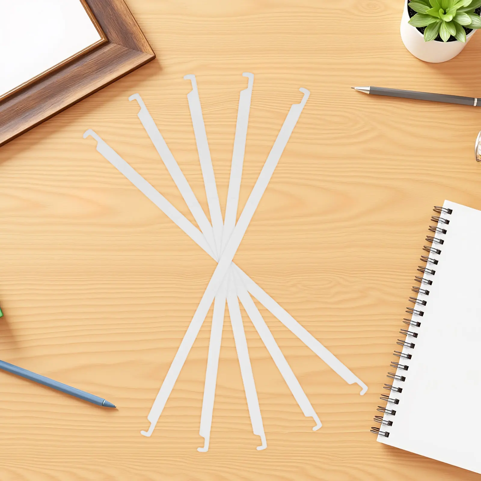 

10Pcs Metal Rods for File Folders Heavy Duty Hanging File Organizer Rods Office Desk Cabinet Storage System Professional Tidy