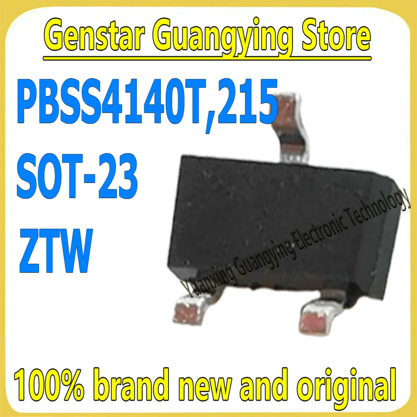 (10 pieces) PBSS4140T,215 PBSS4140T Marking: ZTW S-23 40V 1A NPN Transistor(BJT) 100% Brand New