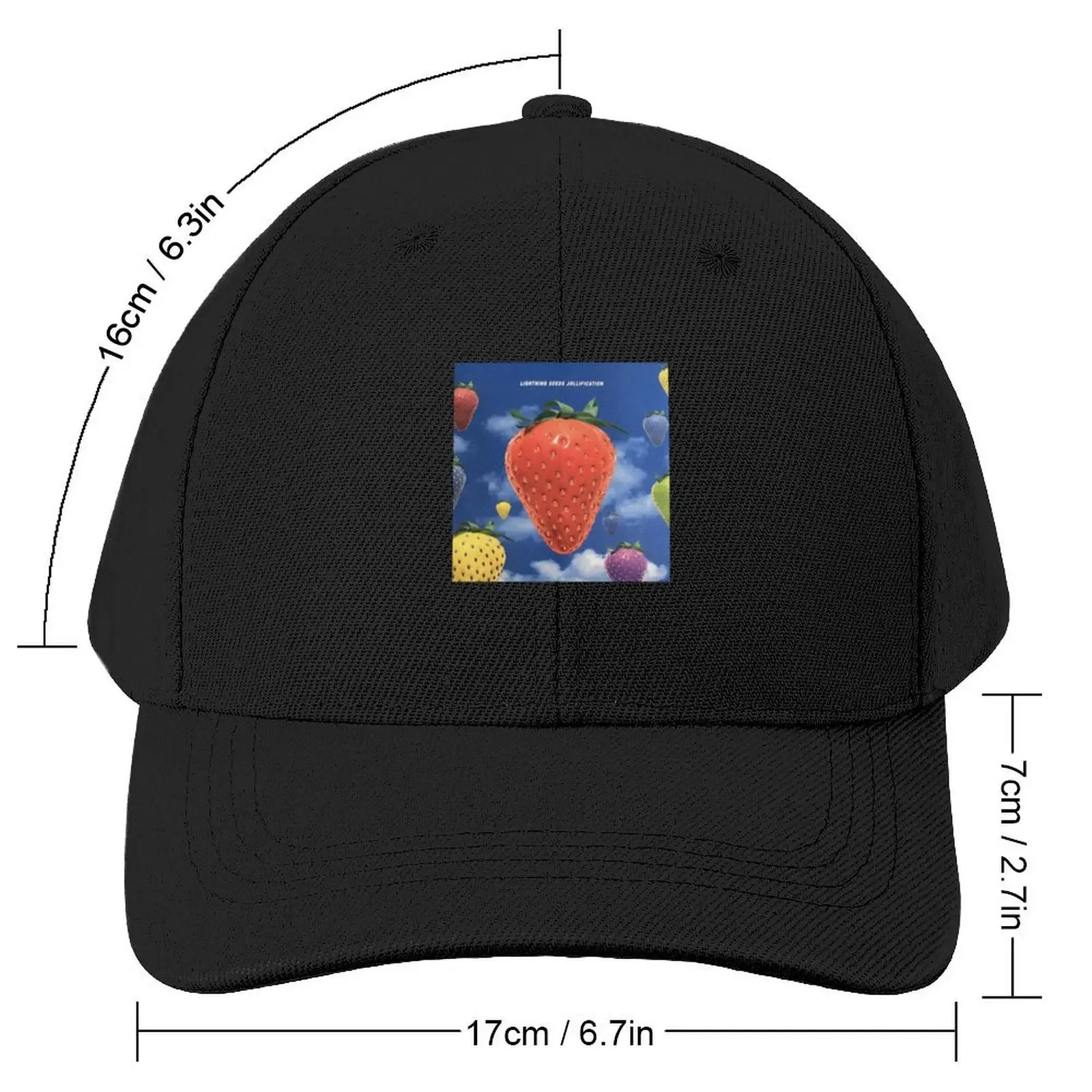 Lightning Seeds Jollification Baseball Cap Luxury Man Hat Beach Outing Elegant Women's Hats Men's