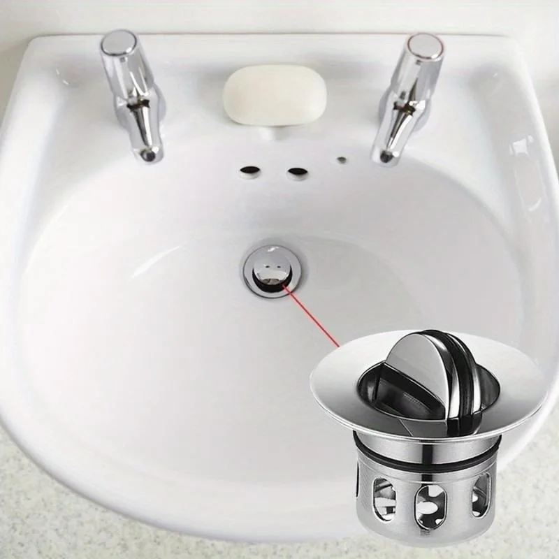1Pc Universal Pop Up Sink Drain Stopper Hair Catcher Filter Easy Install Clean Strainer Fits Most Sinks