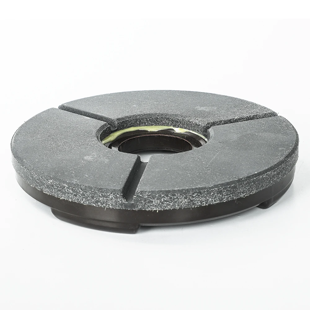 Imagem -04 - Black Buff Diamond Polishing Pad Bloco Abrasivo para Moer Mármore Granito Pedra de Cerâmica 200 mm