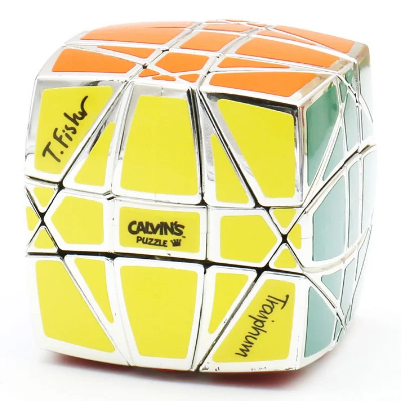 Calvin's Pillow Hexaminx Metallized Magic Cube Calvin's Puzzle Intelligence Toy Children Gift Magico Cubo Strange Shape Cube