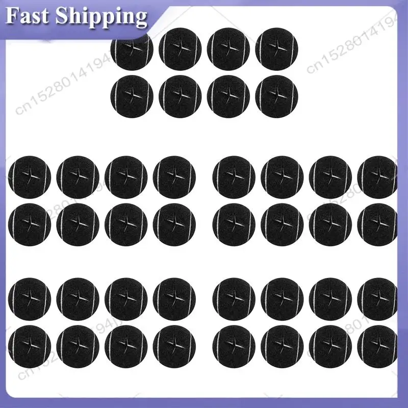 

-ABDH 40PCS Precut Walker Tennis Ball For Furniture Legs And Floor Protection, Heavy Duty Long Lasting Felt Pad Covering