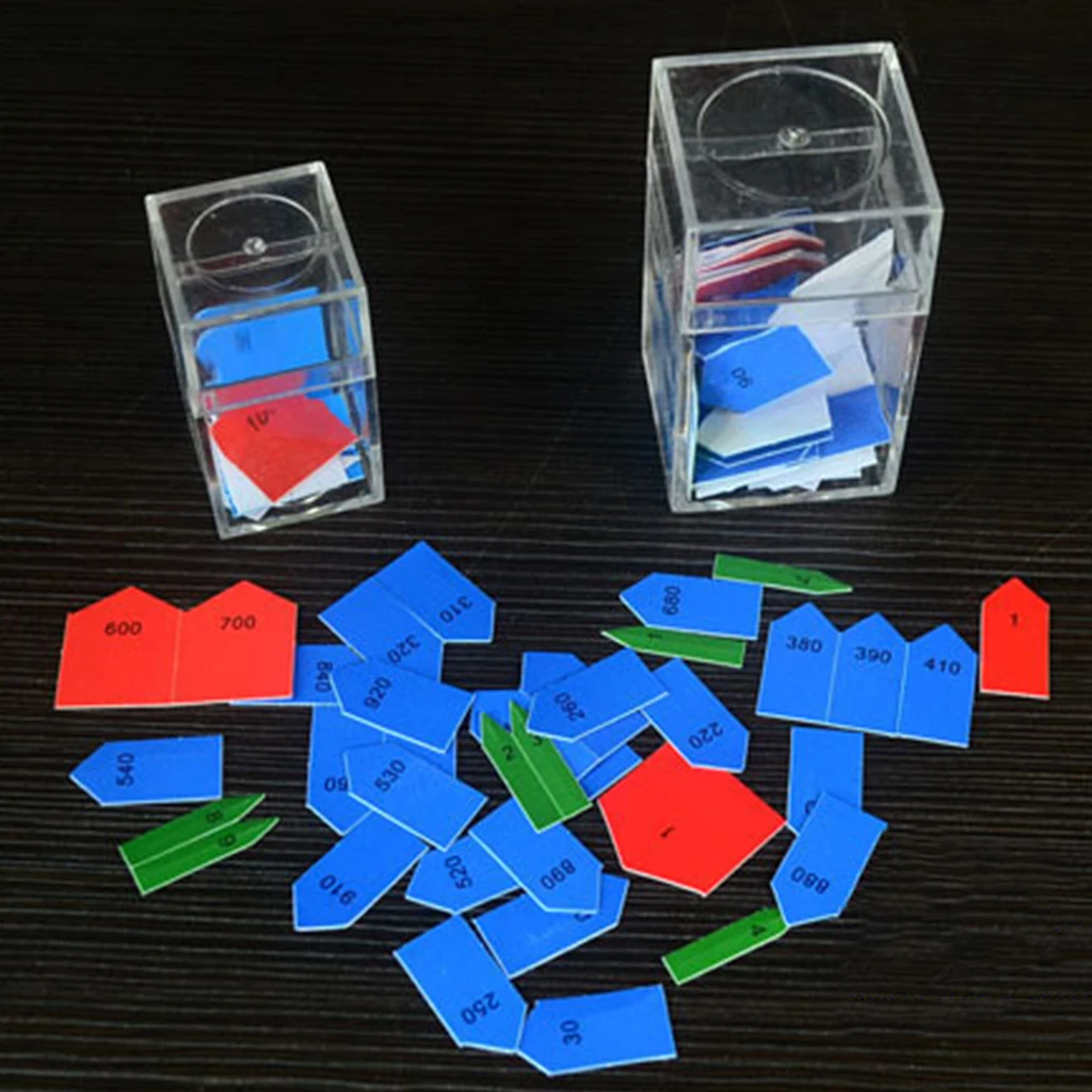 

Montessori Printed for Short Bead Chains Kids Early Educational Toys, Arrows for Short Bead Chains Preschool Teaching Material