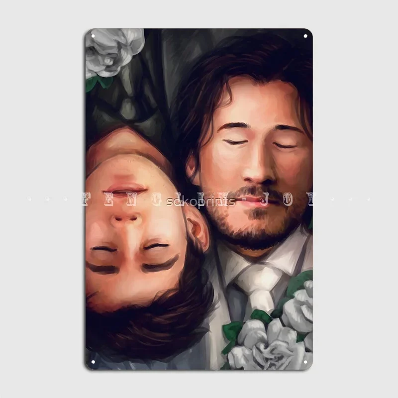 ملصق Semper Mecum لوحة معدنية جدار كهف كهف حانة تصميم لوحات تين تسجيل الملصقات