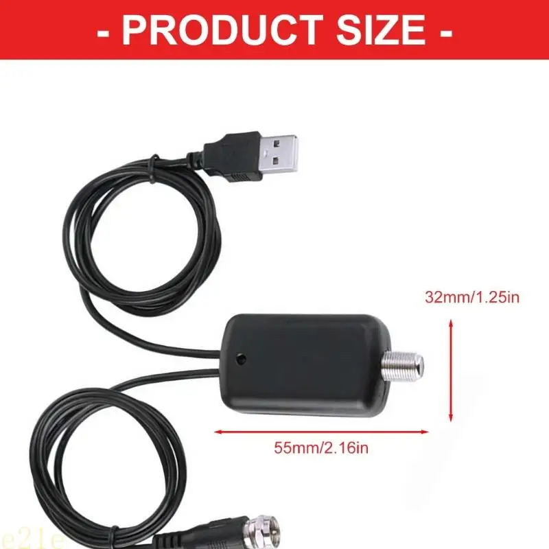 E21E مكاسب عالية منخفضة الضوضاء هوائيات التلفزيون مكبر للصوت أكثر وضوحا 4K HDTV إشارة استقبال الإشارة التعزيز إشارة لمشاهدة