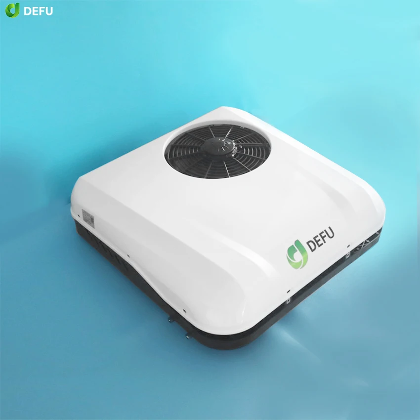 Rooftop 48 فولت 60 فولت 72 فولت الكهربائية 24 فولت وقوف السيارات 12 فولت سيارة تكييف الهواء 12 فولت شاحنة مكيف الهواء للتخييم Rv #2