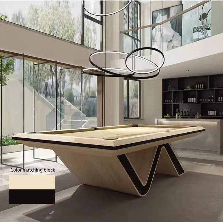 

Indoor Cheap 3-in-1 Pool Table Solid Wood Pool Table Dining Pool Table For Sale