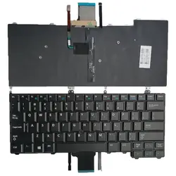 New For Dell LATITUDE E7440 E7240 E7420 P22S P40G Keyboard Backlit US 04380Y 090ND8 NSK-LD0