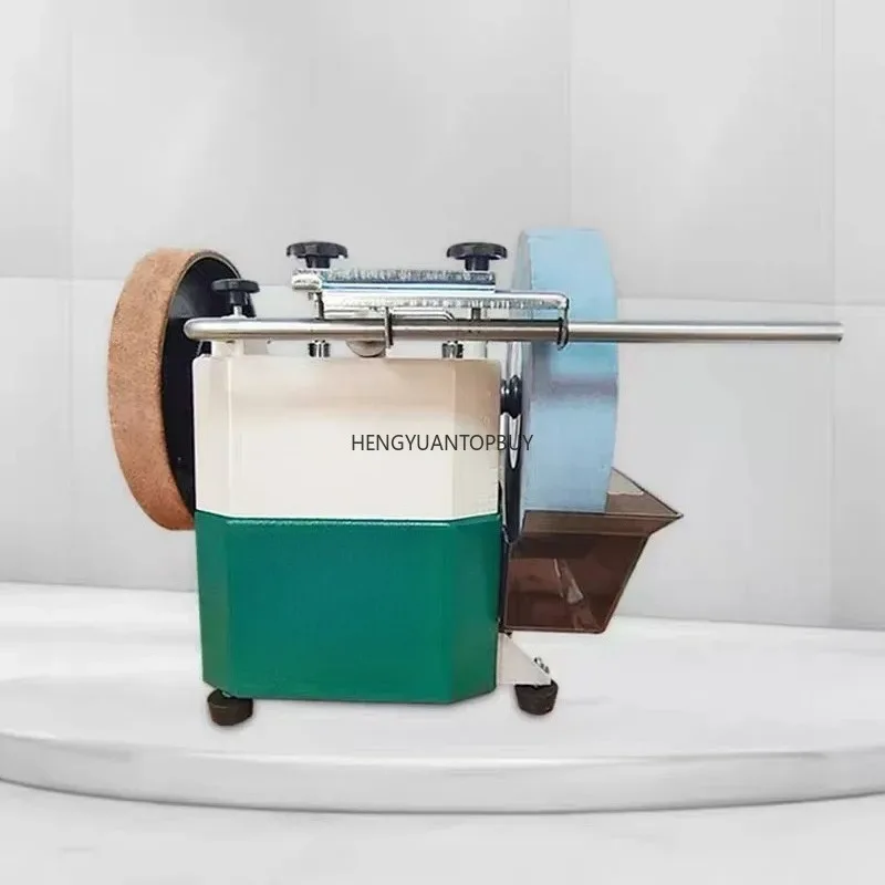 10 Inch Positive and Negative White Fused Alumina Sharpener low Speed Grinder Polishing Machine Desktop Grinding Machine