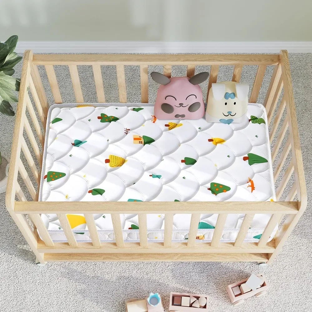 Mini Crib Mattress - Firm Support and Comfort Premium Foam,Noiseless and Odorless,Hypoallergenic Mini Crib Mattress