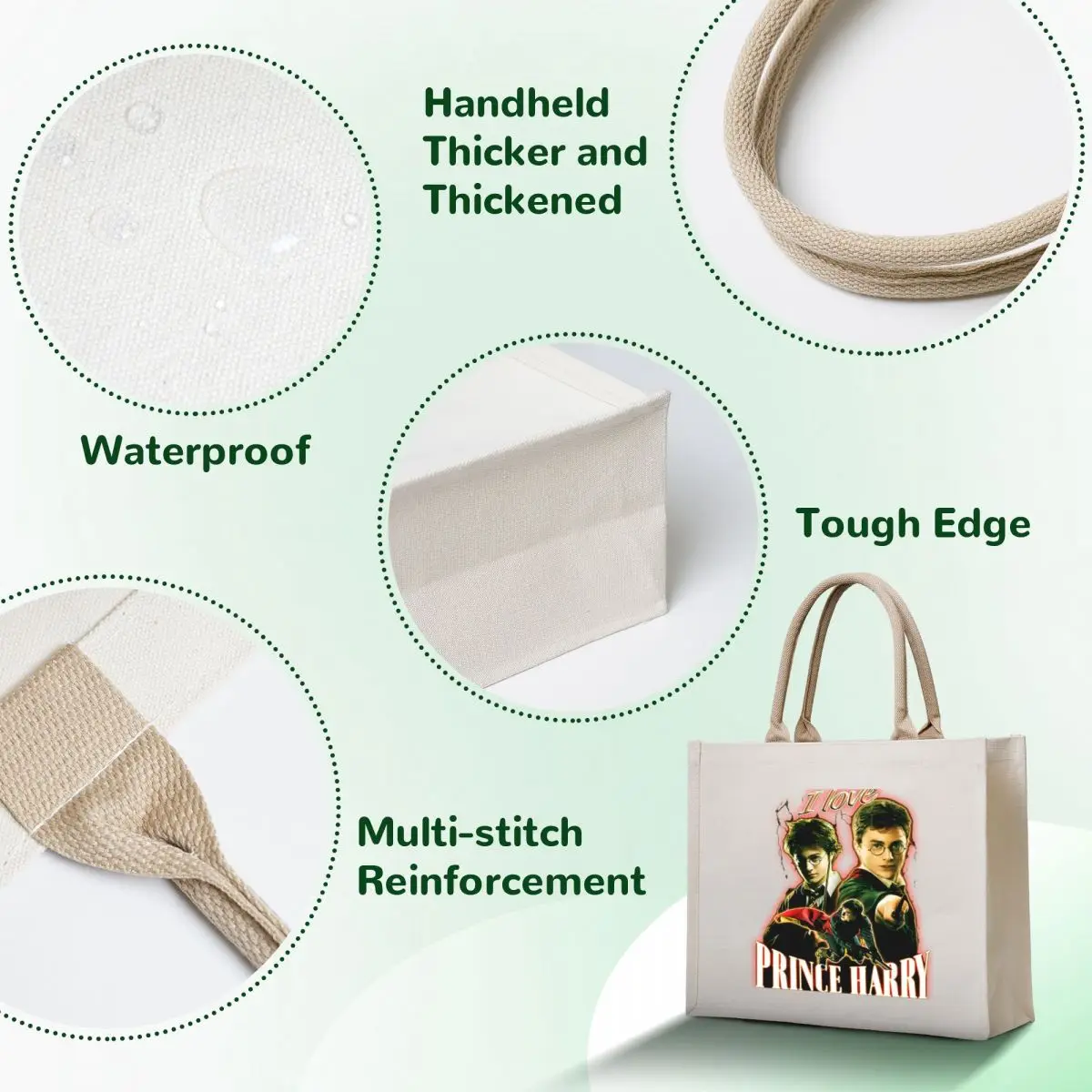 1 i love prince harry Tote Bag bag luxury women bags for women cloth bag woman large size bags