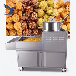 Popcorn Machin ZY-16 Electric Balloon Stalls Commercial Automatic Medium-sized Gas Fully New Spherical All-in-one Large Capacity