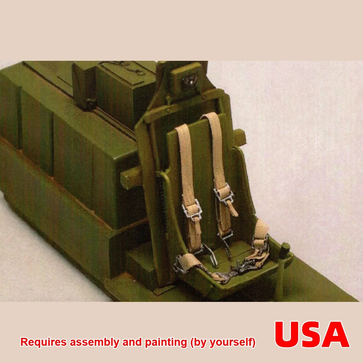 1/32 Modellbausatz Umrüstteile Diorama-Bausatz GER USA JPN UK Flugzeugpilot Standard-Sicherheitsgurt-Zubehör – Detail 1