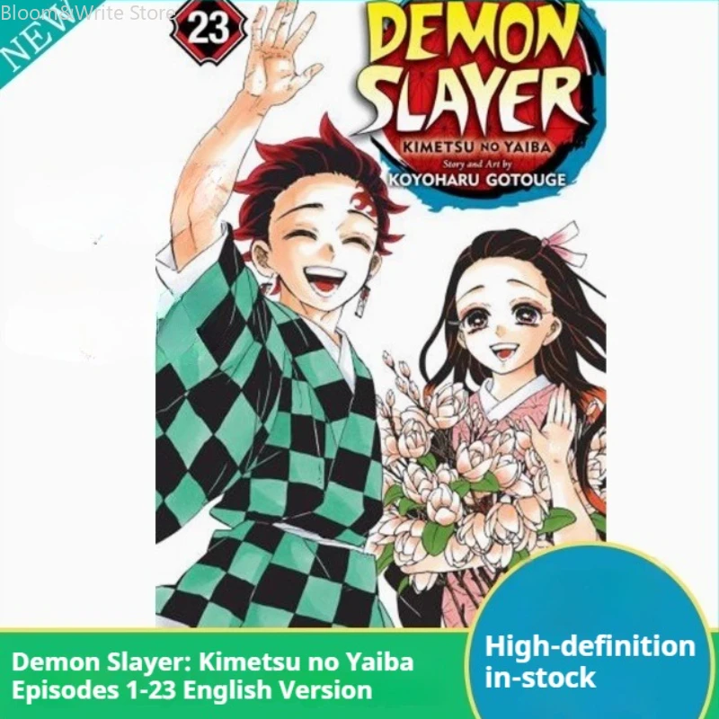 

Tanjirou D-Demon S-Slayer: Kimetsu No Yaiba Volumes 1 - 23 or + 5 Extra Volumes, Brand New Printed English Version Manga