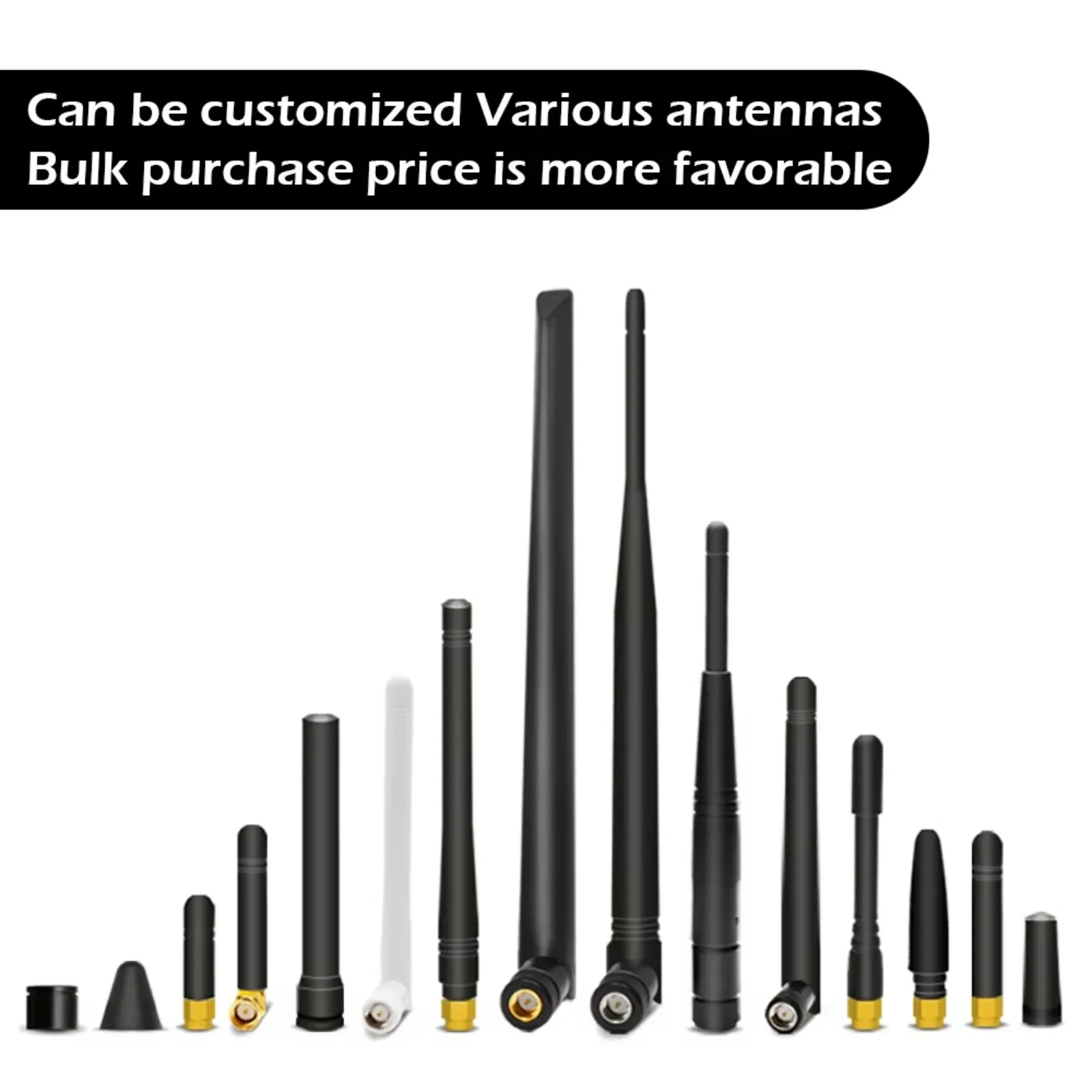 DIYmall 10 шт. 868 МГц/915 МГц 5 дБи SMA всенаправленная антенна для IoT