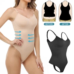 New Thongs Bodysuit Women Shapewear Tummy Control Butt Lifter Body Shaper Smooth Invisible Under Dress Slimming Underwear