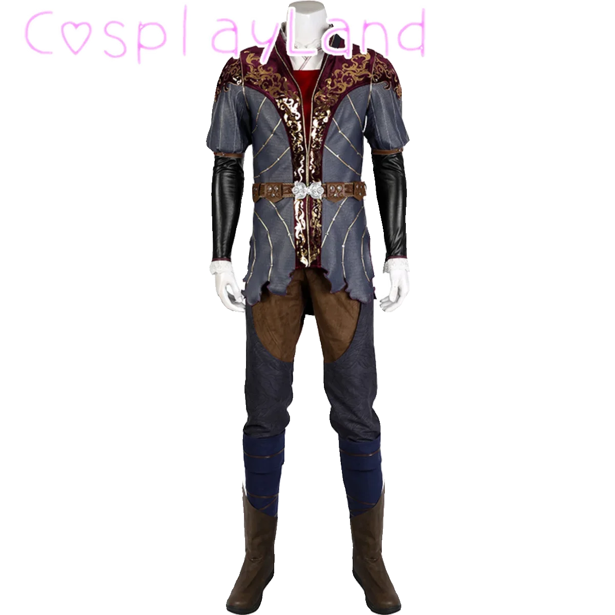 Game Baldur Cosplay Astarion Cosplay Costume Full Set with Shoes Men Outfit Halloween Carnival Party Outfit BG3 High Quality