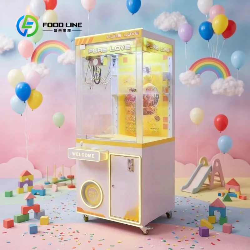 Customized Automatic Claw Crane Vending Machine Coin Operated Plush Toy Grabber Metal Arcade Game Plush Toy Claw Machine