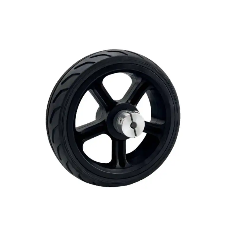 

Smart Car Solid Rubber Wheel, Diameter of 130mm, 6mm Clamp-type Coupling, for Robot DIY Smart Car Chassis