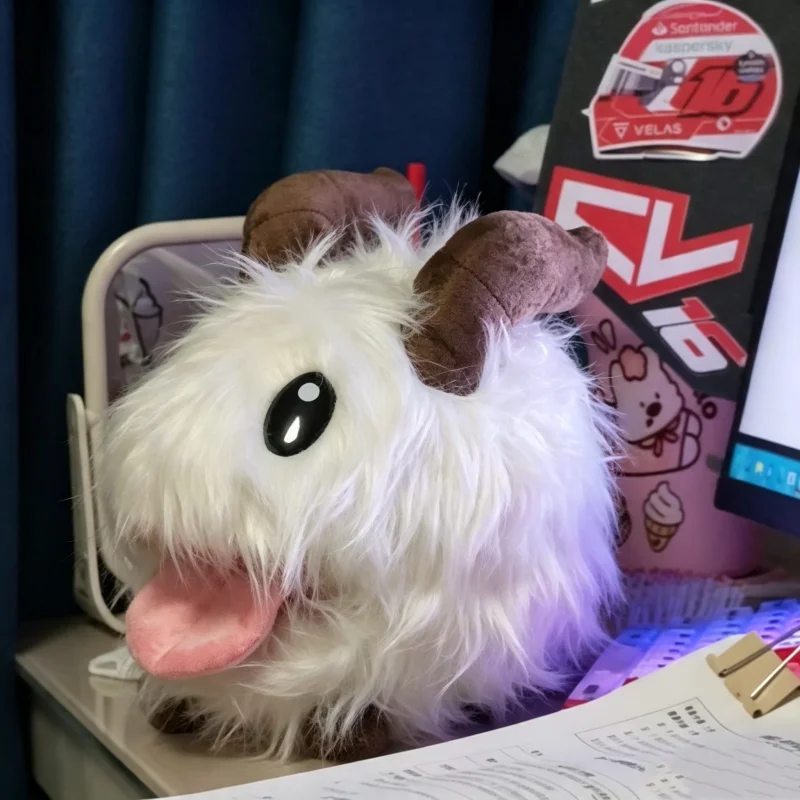 In Stock 30cm Poro Soft Fluffy Plush Doll Winter Wonderland Limited Plush Toy Figure Trendy Desk Ornament Fan Merchandise Gift