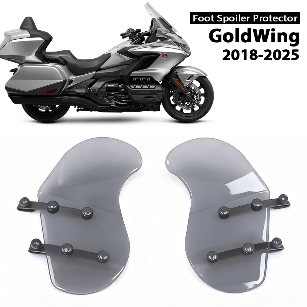 

Motorcycle Foot Wings Spoiler Protectors For Honda Goldwin 1800 GL1800 F6B 2018-2025 Fender Foot Air Deflector Splash Fairing