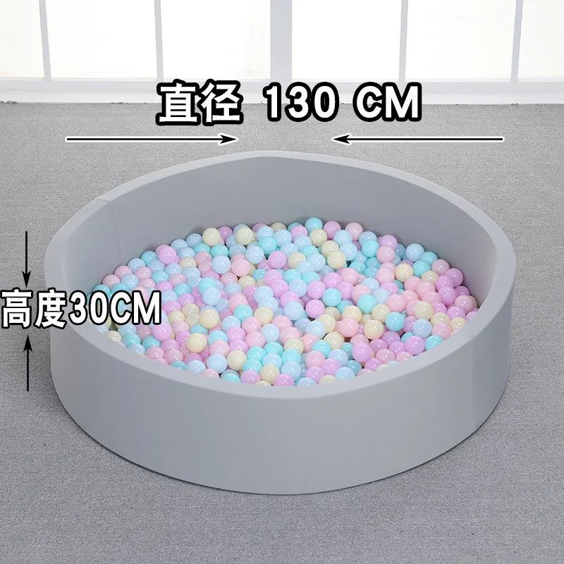 INS 130CM Baby Round Ocean Ball Pool Pit Indoor Playground Soft Toys Children\'s Playpen Fence Kids Safety Barrier Decor Gift