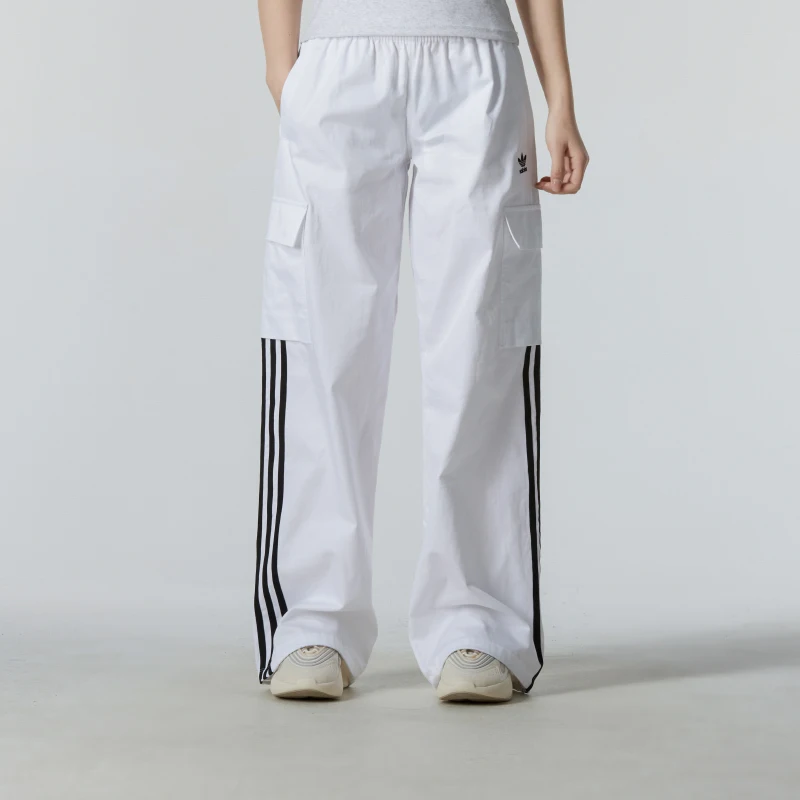 

Adidas Originals Women's Woven Workwear Sports Pants Trendy Loose Quick-Dry Straight-Leg Trousers Jh3176