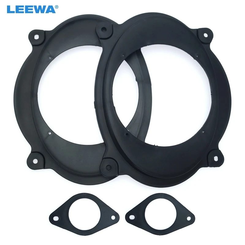 

LEEWA Car Stereo Speaker Spacer Mat for Toyota Camry & Tacoma Change 6x9" to 6.5" Front Speaker Adapter Spacer Ring Pads