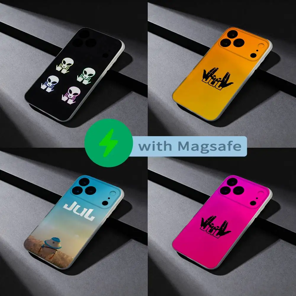 

Love J-Jul 2025 Rapper Phone Case For iPhone 17,16,15,14,13,12,X,XS,Pro,Max,Plus,E,Air,Mini with Magsafe Magnetic Liquid TPU