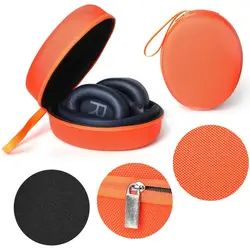 Funda dura EVA a prueba de golpes para QCY H3/H4/Edifier/Sony WH-1000XM5, estuche de transporte de viaje portátil, resistente al agua, anticaída