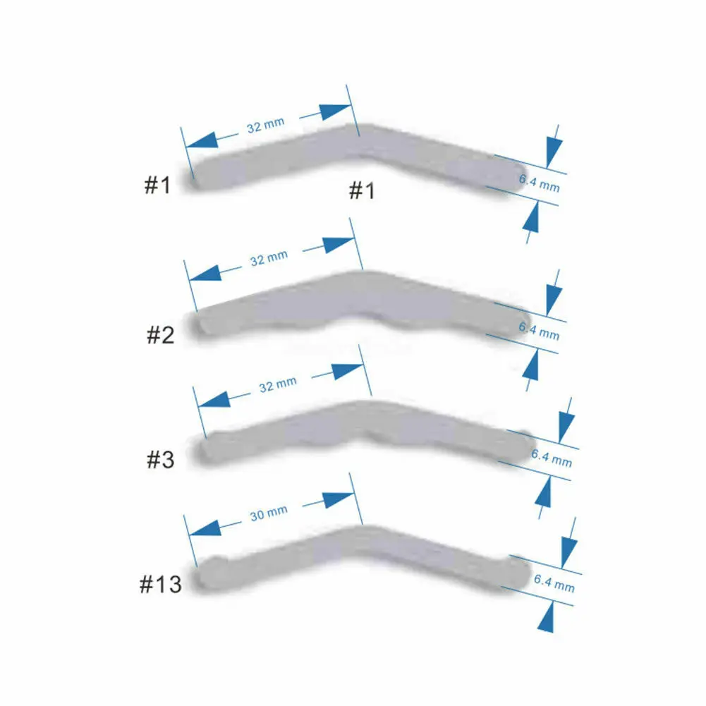 Easyinsmile-bandas universales de acero inoxidable para el cuidado Dental, banda ancha y estrecha regular de 144 piezas, #1/#2/#3/#4,0015 pulgadas