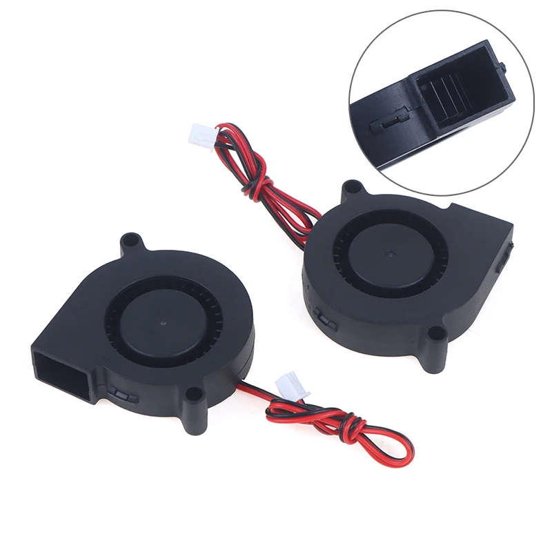 

5015 12 В/24 В бесщеточный подшипник втулки для Reprap Prusa I3 DC охлаждающий вентилятор турбовентилятор 5015S 3D-принтер детали вентилятор