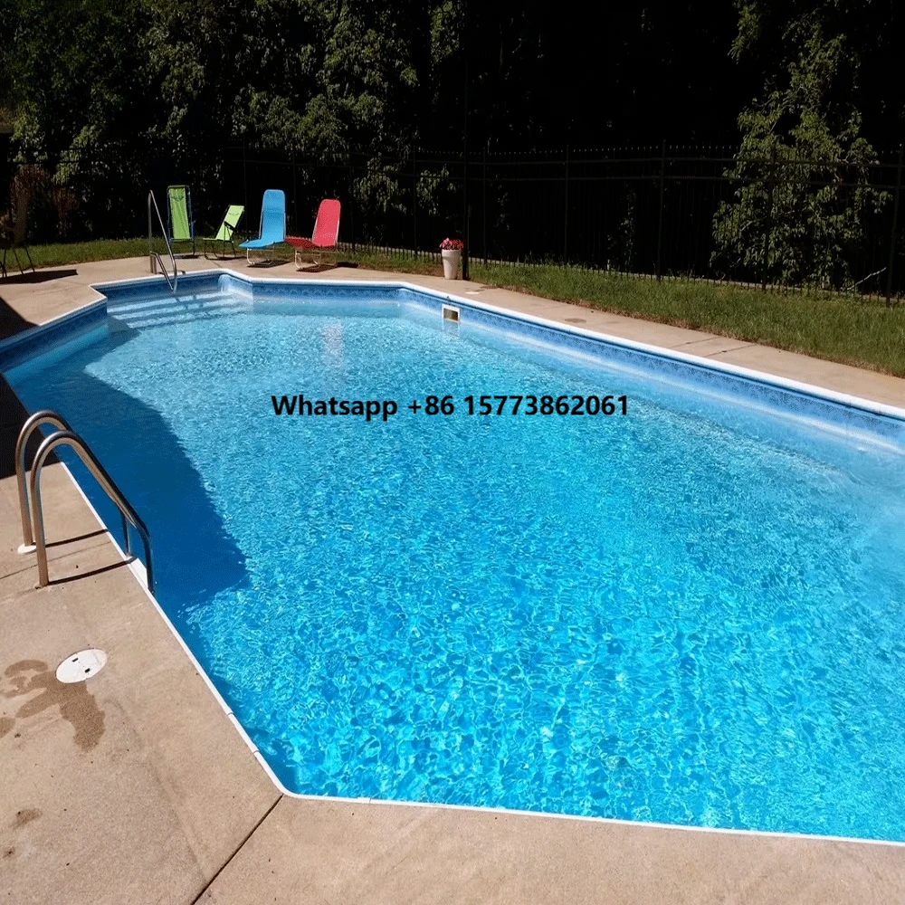 Customized Design Swim Pool 6x12 Big Size Prefab Cost Children's Cocktail Brazilian Canadian 8m Fiberglass Pool Complete Package