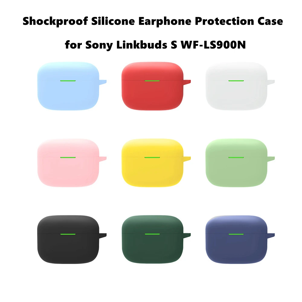 Silicone Earphone Case Dustproof Shockproof Earphone Protective Cover Soft Storage Shell for Sony LinkBuds S WF-LS900N