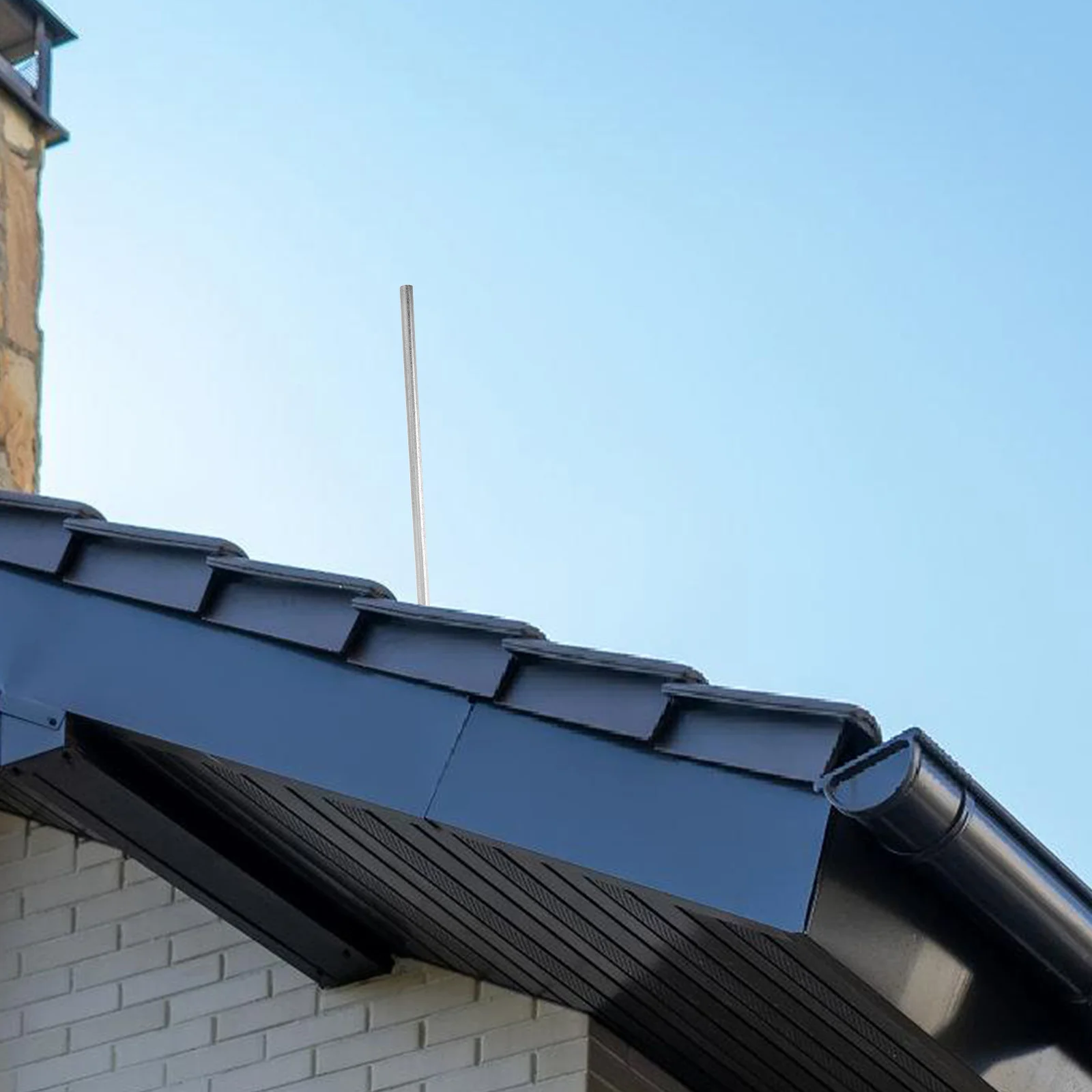 Heavy Duty Grounding Rod Galvanized Straight Grounding Pin for Electrical Fence Antenna Outdoor Home Ground Rod Protection Kit