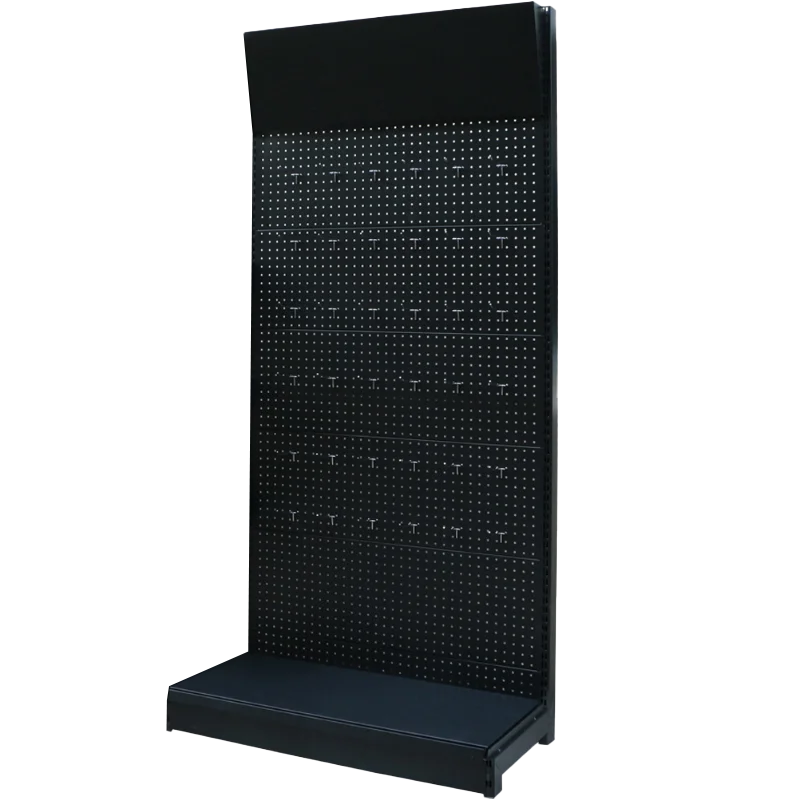 Custom Organizing Tools Storage Hanging Hook Pegboard Display Shelves Metal Panel Floor Gondola Rack For Sale