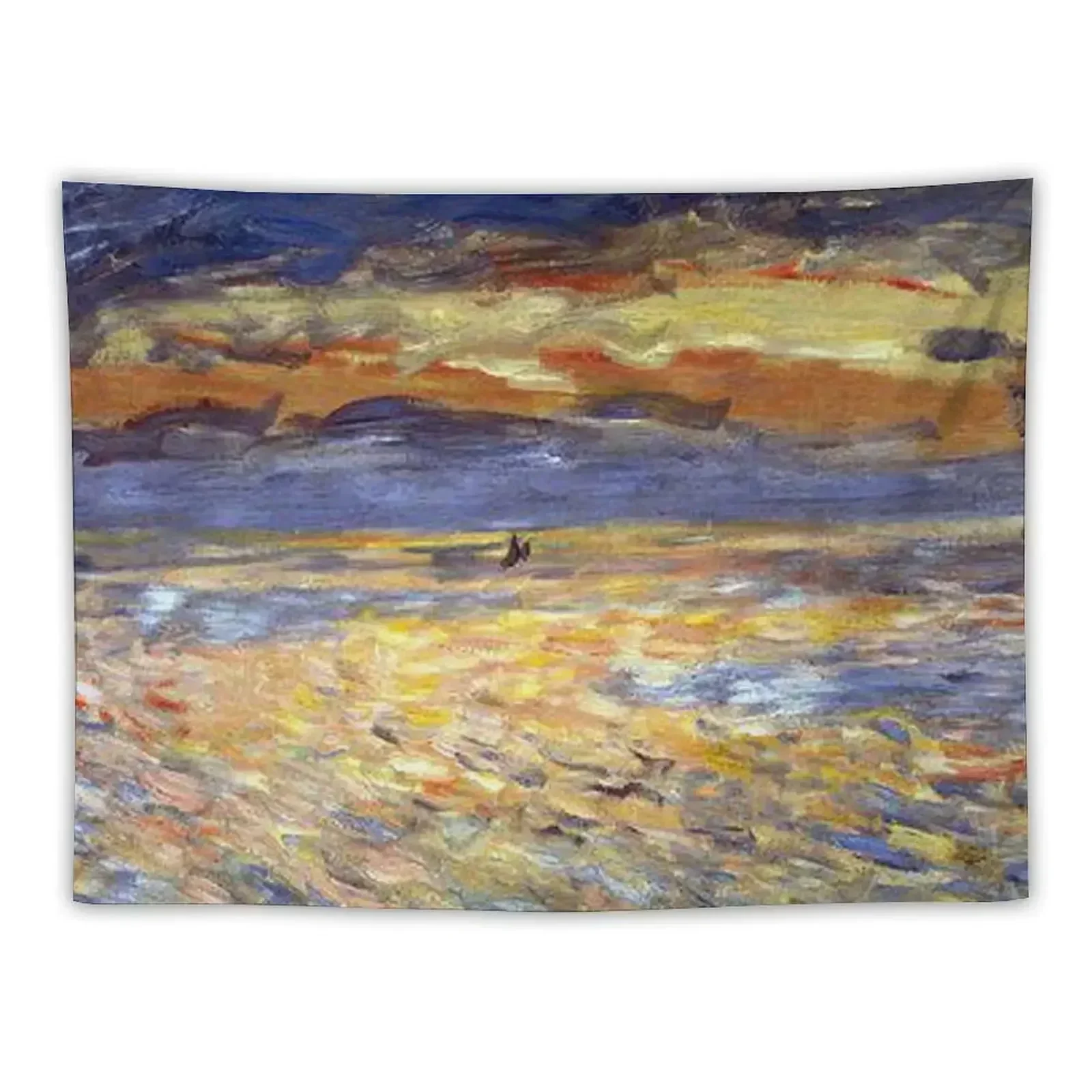 Favourite Artist - Renoir - Sunset at Sea Tapestry Decoration Wall Home Decoration Accessories Tapestry