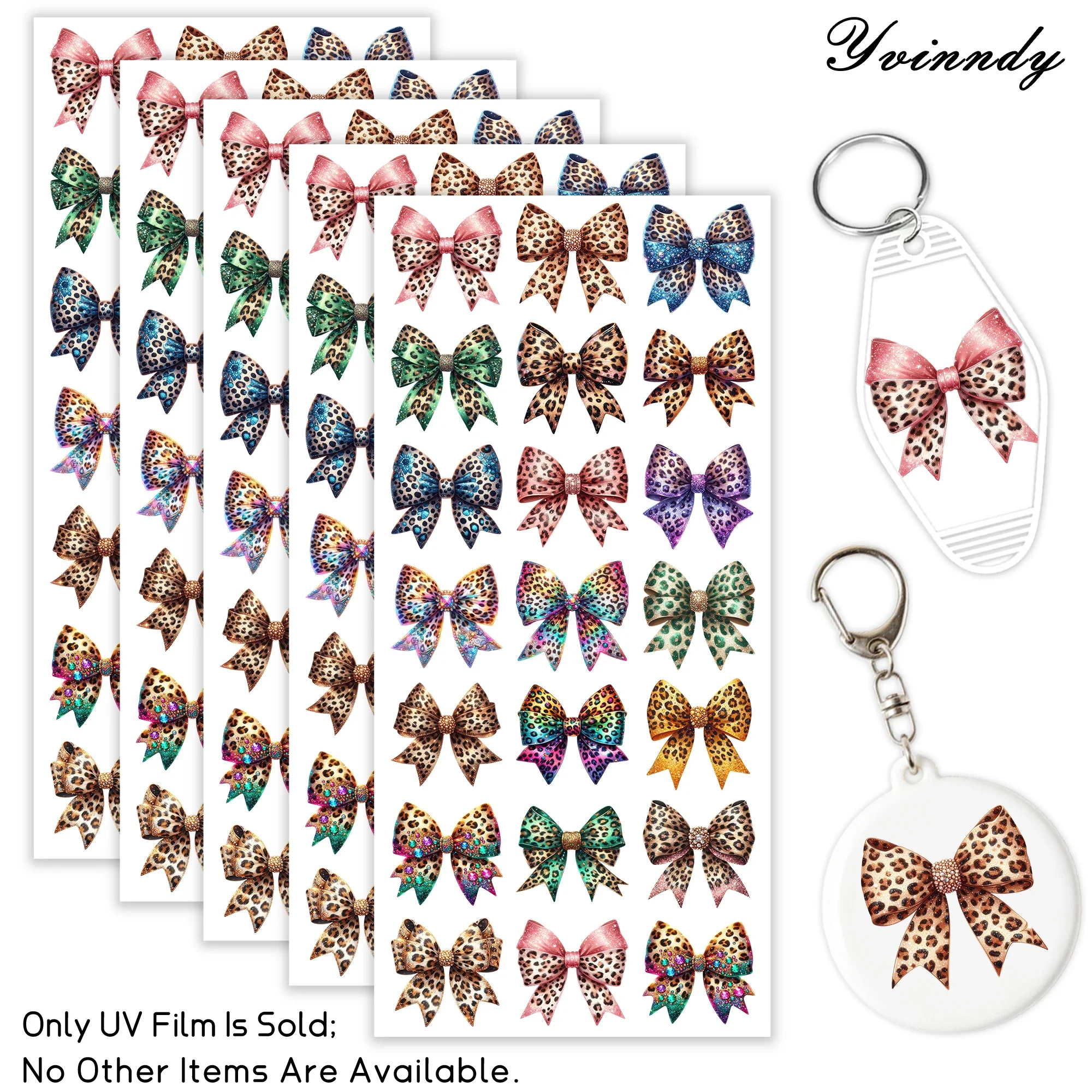 105pcs/set Highland Cow Christmas Clipart UV DTF Transfer Sticker Only, Cup Not