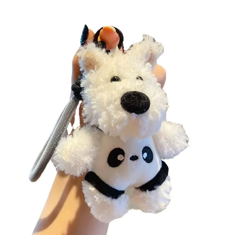 Jouets en peluche de chien de bande dessinée, pendentif de sac de poupées de beurre Stray, porte-clés, décoration de porte-clés, cadeau d'anniversaire de bande dessinée