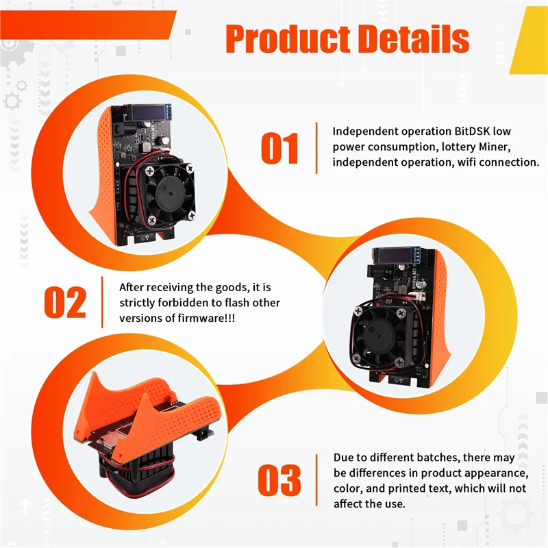 

Classic-Bitaxe Miner BM1397 - Powerful 200Gh/S Solo Bitcoin Mining Device With BR Plug, Low Power, Stand-Alone Unit For Crypto