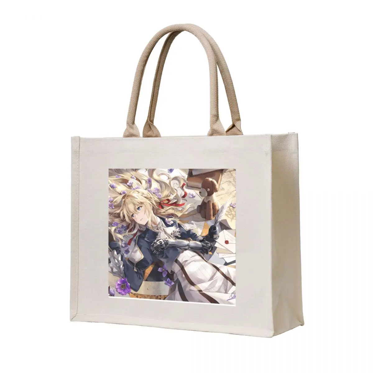 

Violet Evergarden 4 Tote Bag shopping bag logo shopping bags foldable Shopper